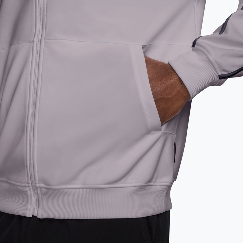 Кофта тенісна чоловіча Nike Court Heritage silver lilac/gridiron 3