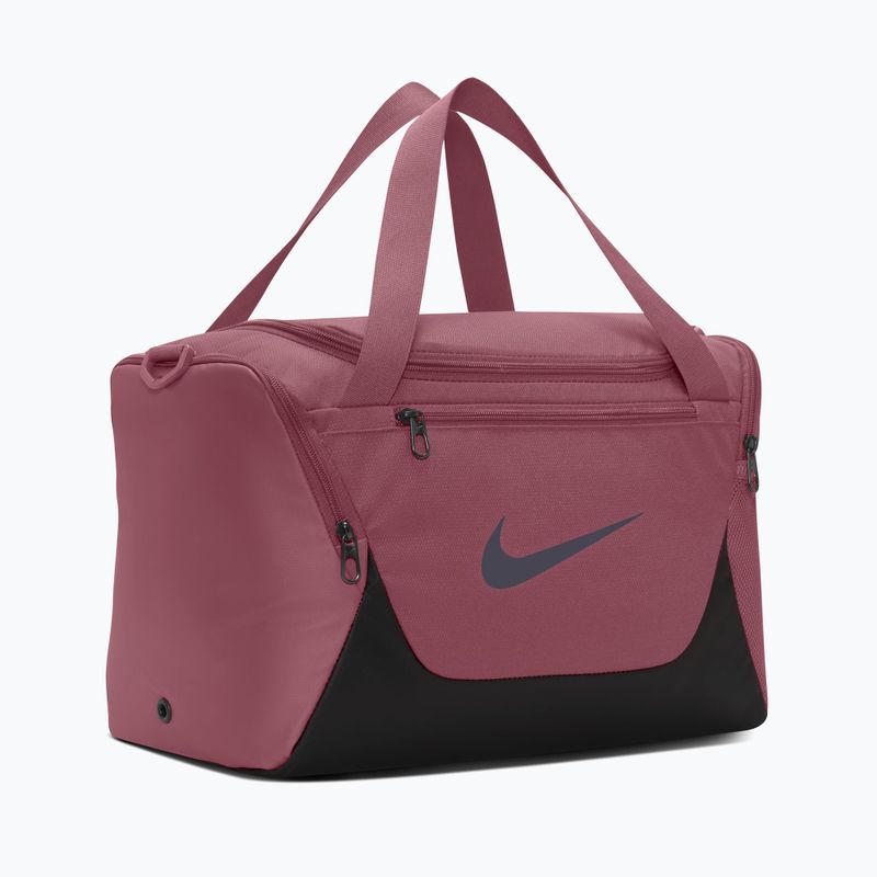 Сумка для тренувань Nike Brasilia Duffel Extra Small 24 l pink smoke/black/gridiron 3