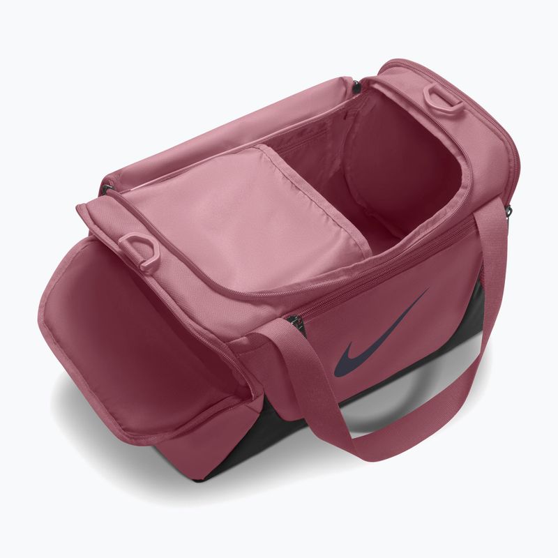 Сумка для тренувань Nike Brasilia Duffel Extra Small 24 l pink smoke/black/gridiron 5