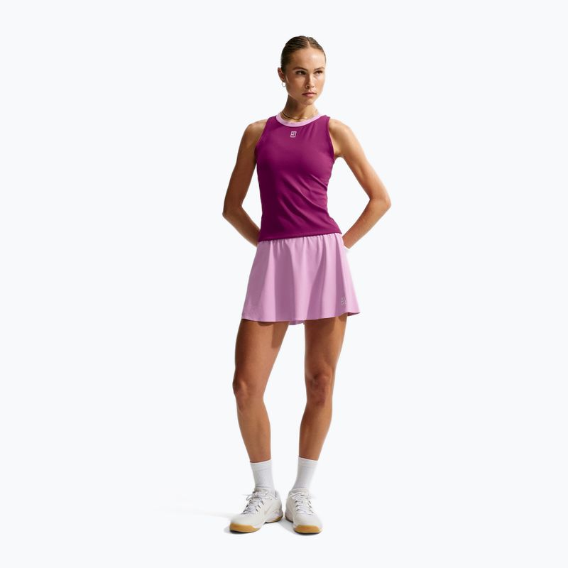 Дитяча футболка для тенісу Nike Court Advantage true berry/white 2