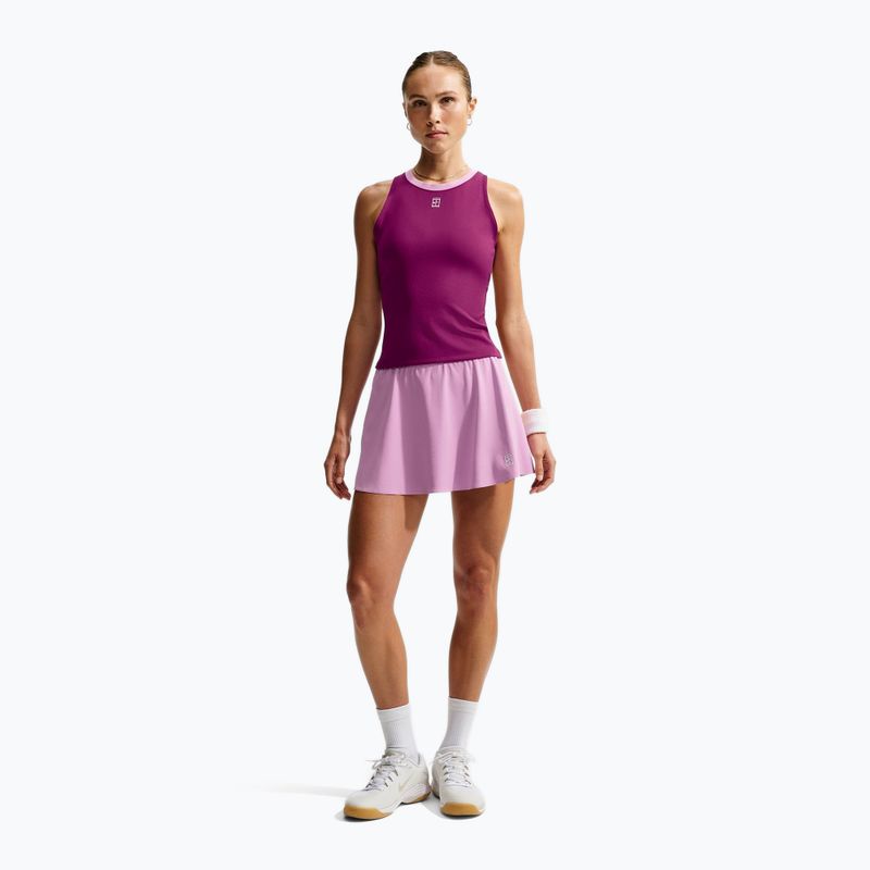 Спідниця тенісна Nike Court Advantage orchid/white 2