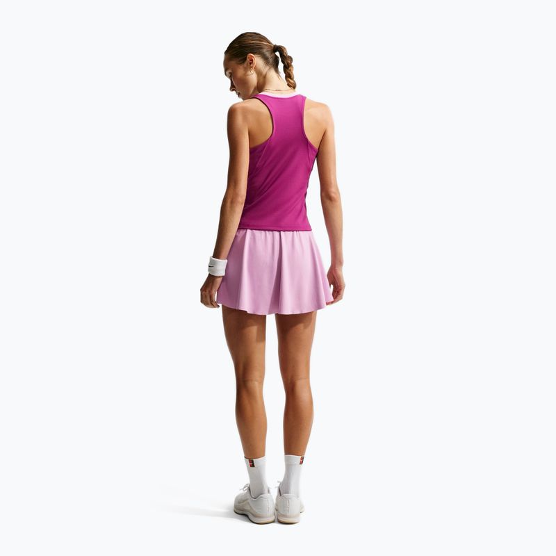 Спідниця тенісна Nike Court Advantage orchid/white 3