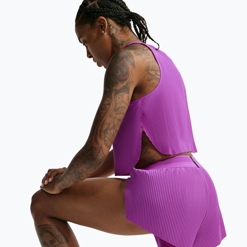 Футболка для бігу жіноча Nike AeroSwift Dri-Fit ADV vivid purple/purple pulse 5