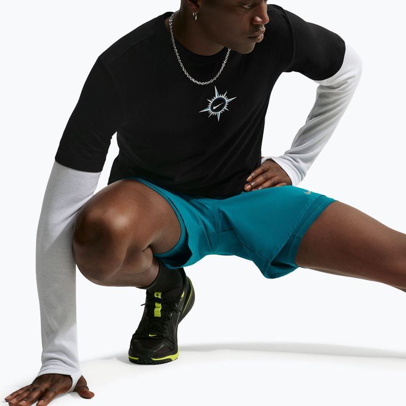 Футболка для бігу чоловіча Nike Dri-Fit Graphic black/action grape 6