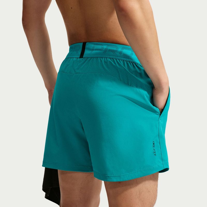 Шорти чоловічі Nike Pro Training Dri-Fit 6" energy/bright spruce 5