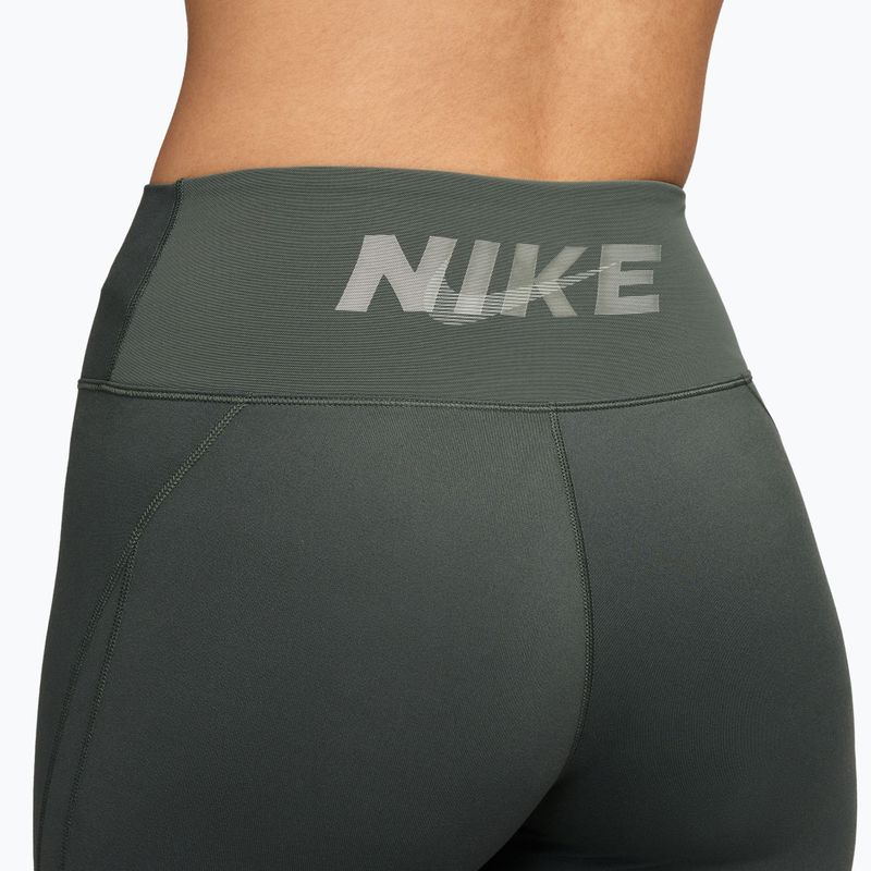 Легінси жіночі Nike One camo green/camo green/jade horizon/white 3