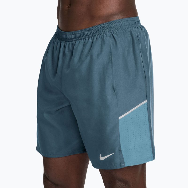 Шорти для бігу чоловічі Nike Miler Dri-Fit 2in1 7" smokey blue/cerulean 3