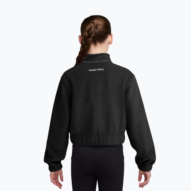 Кофта дитяча Nike Pro Therma-FIT Full-Zip black/white 2