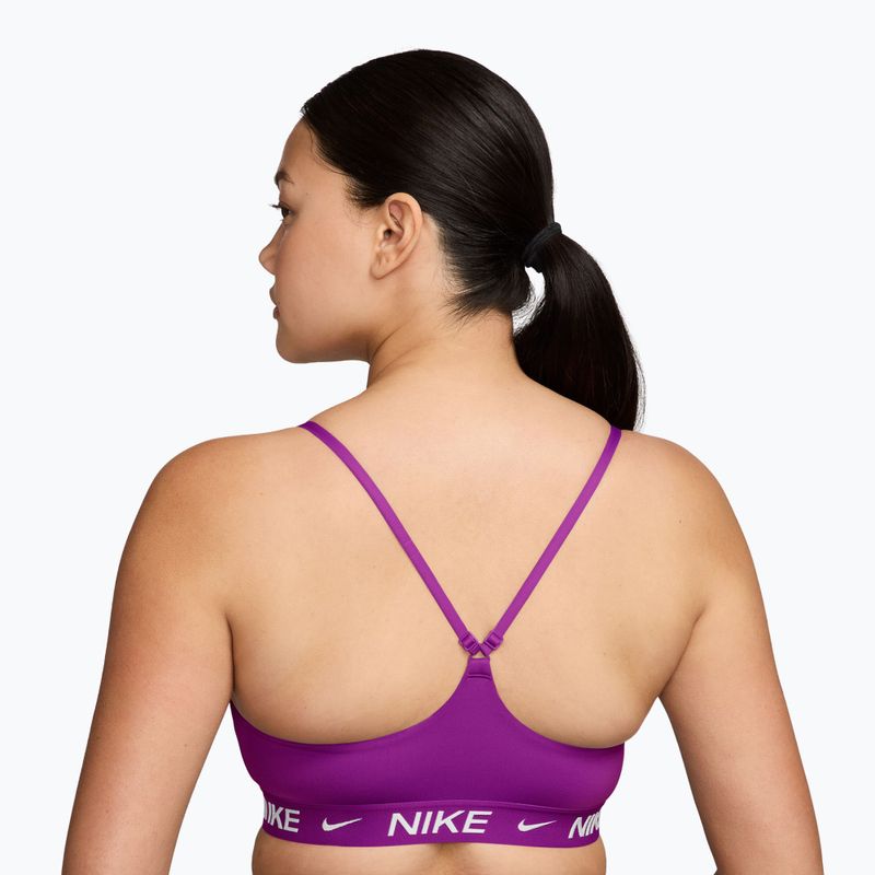 Спортивний бюстгальтер жіночий Nike Dri-Fit Indy Light Support vivid purple 2