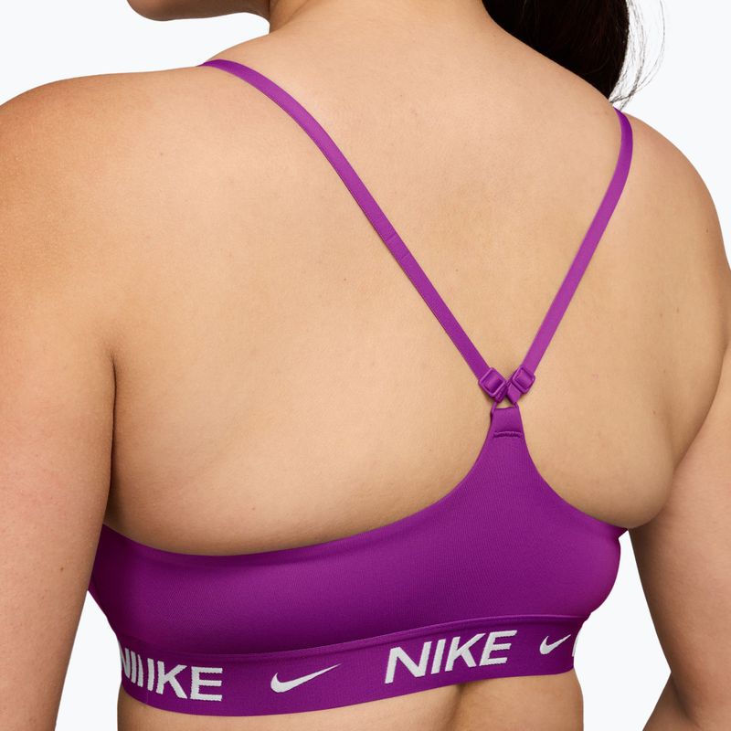 Спортивний бюстгальтер жіночий Nike Dri-Fit Indy Light Support vivid purple 3