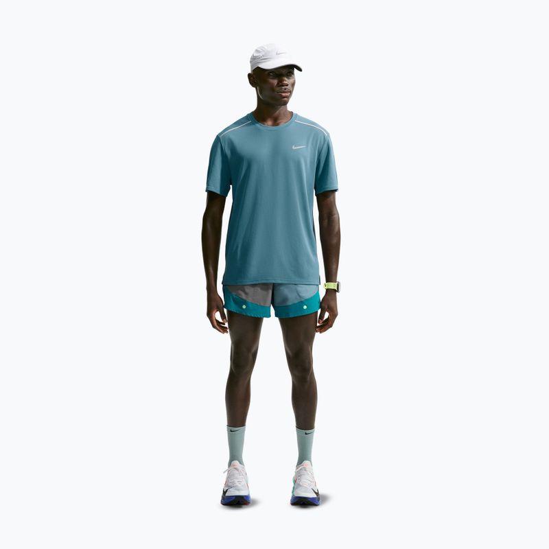 Футболка для бігу чоловіча Nike Miler Dri-Fit UV smokey blue 2