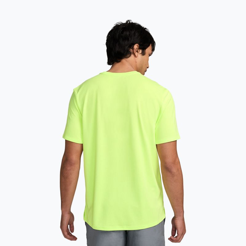 Футболка для бігу чоловіча Nike Miler Dri-Fit UV light lemon twist 2