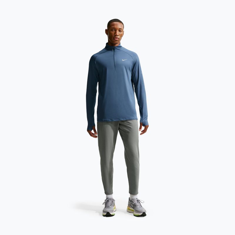 Кофта для бігу чоловіча Nike Stride 1/4 Zip Dri-Fit new slate 2