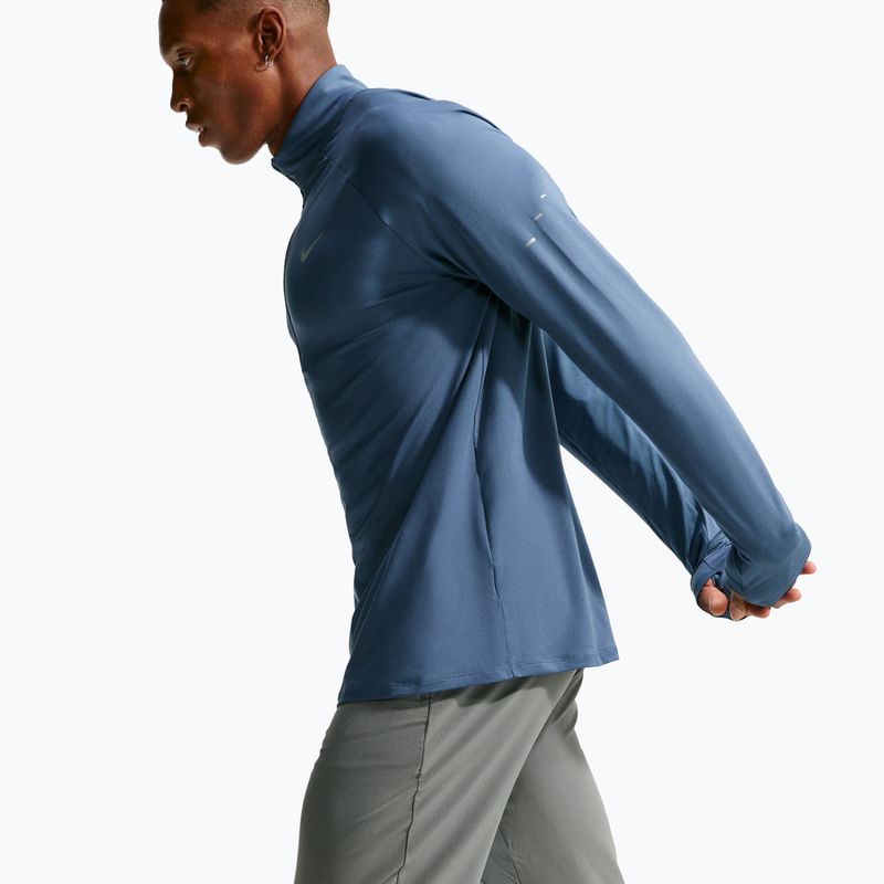Кофта для бігу чоловіча Nike Stride 1/4 Zip Dri-Fit new slate 5