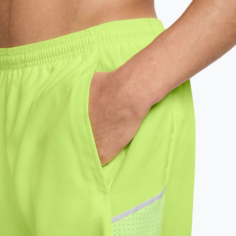 Шорти чоловічі Nike Miler Dri-Fit Brief Lined 5" light lemon twist 4