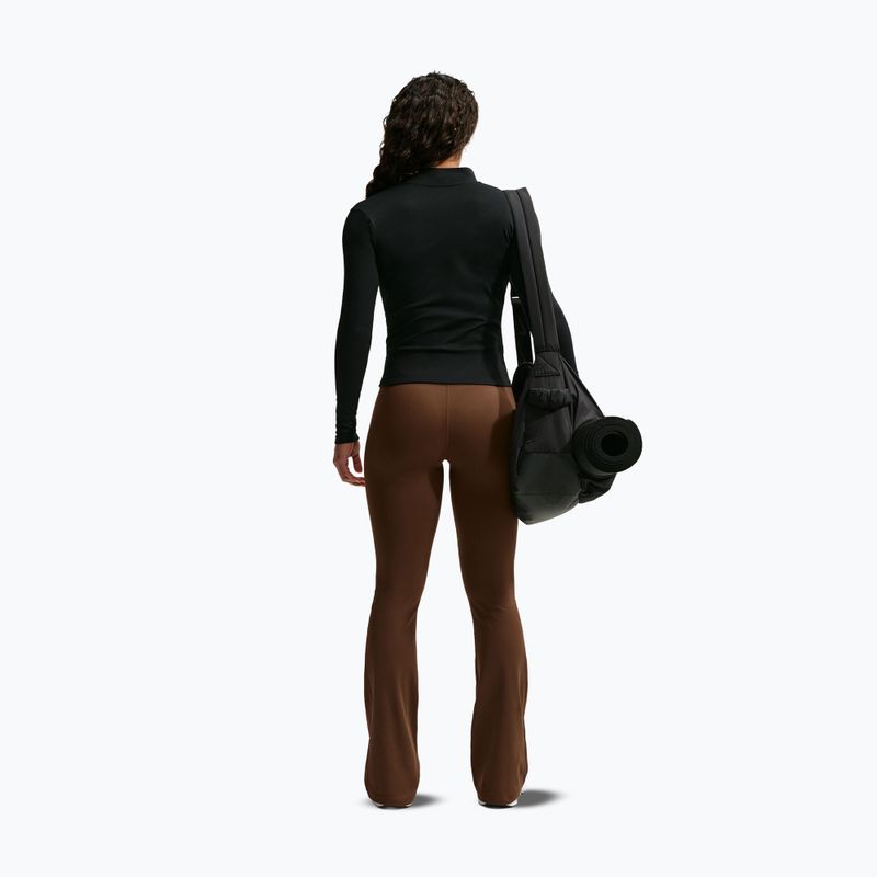 Легінси жіночі Nike One High Waisted Flared cacao wow/white 3