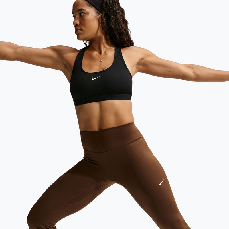 Легінси жіночі Nike One High Waisted Flared cacao wow/white 7