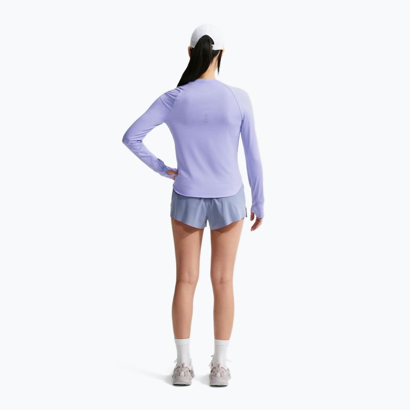 Лонгслів для бігу жіночий Nike Swift Dri-FIT UV LS purple pulse 3