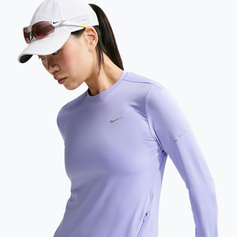 Лонгслів для бігу жіночий Nike Swift Dri-FIT UV LS purple pulse 5