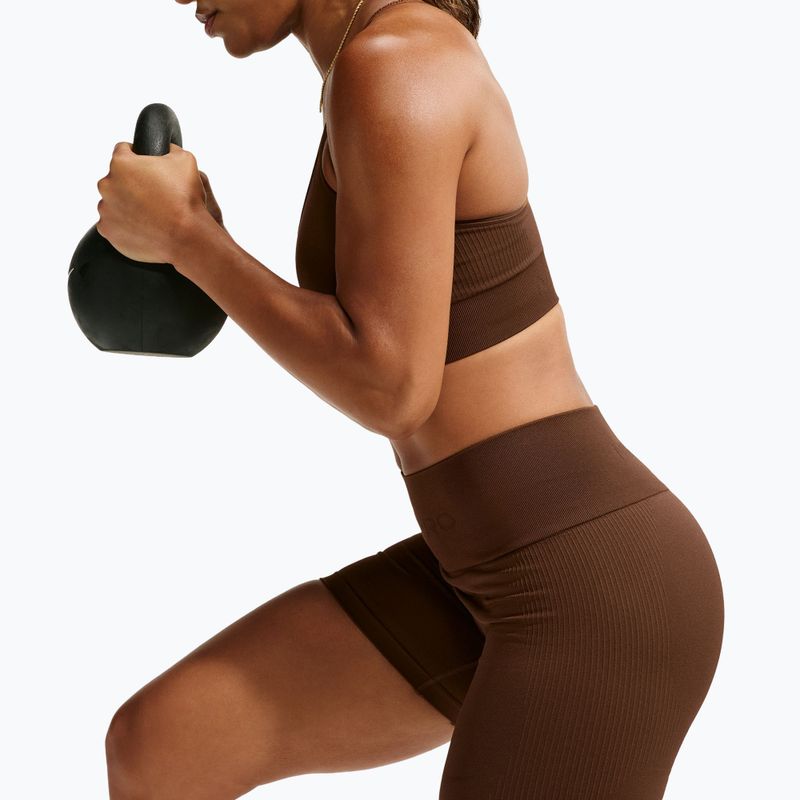Шорти жіночі Nike Pro Seamless High-Waisted Biker 5" cacao wow 5
