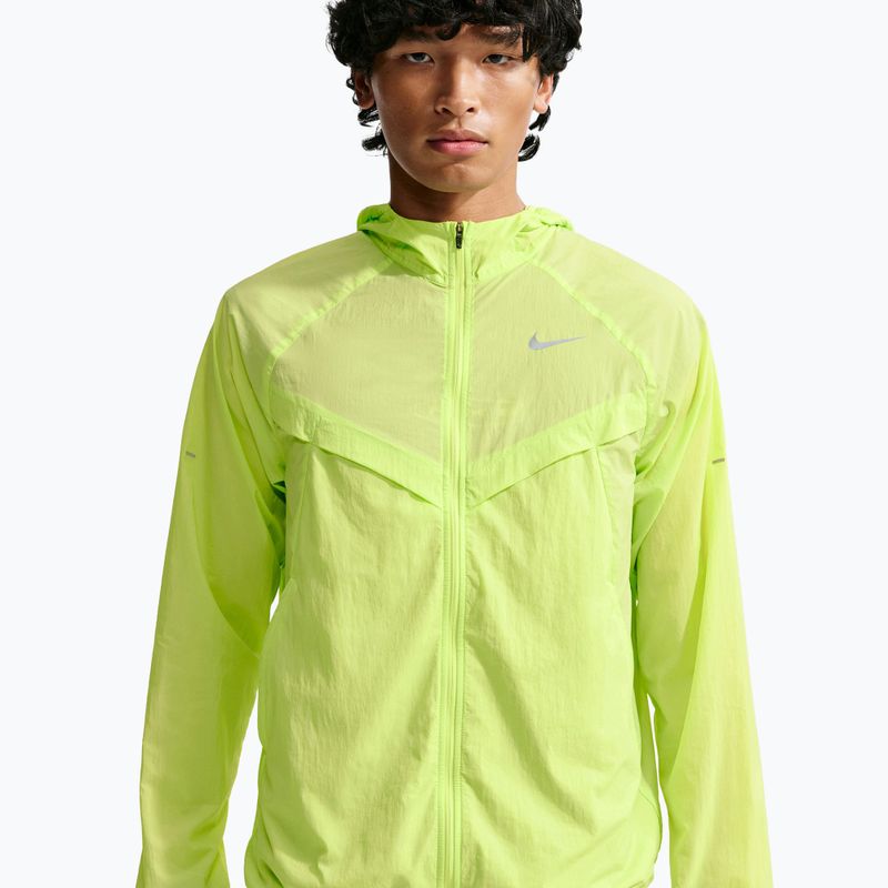 Куртка для бігу чоловіча Nike Stride Repel UV light lemon twist 4