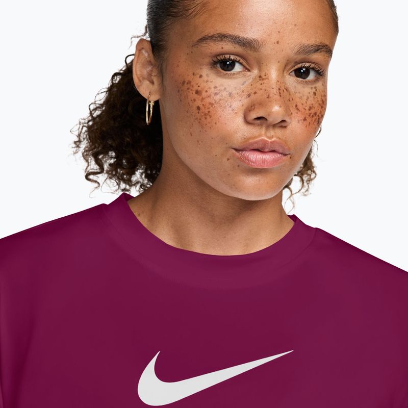 Футболка для тренувань жіноча Nike Pro Dri-Fit Loose true berry/white 3