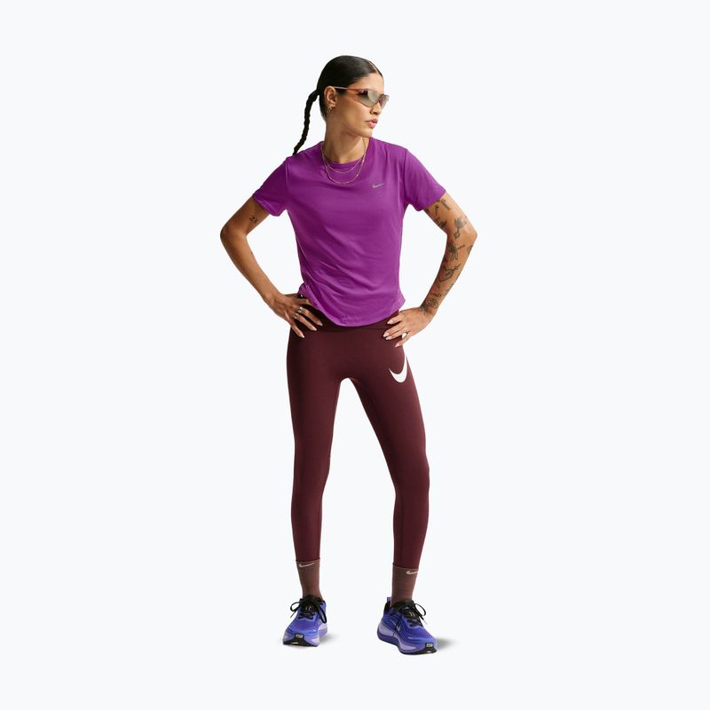 Лосини для бігу жіночі Nike Tempo Swoosh Run High-Waisted 7/8 mystic dates/white 2