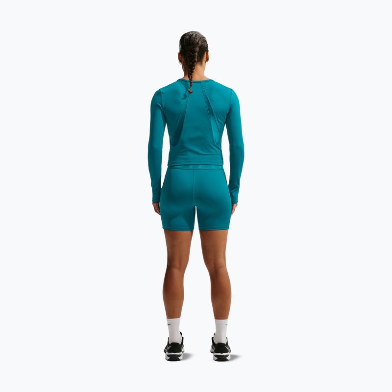 Лонгслів для тренувань жіночий Nike Pro Sculpt bright spruce/bright spruce 3