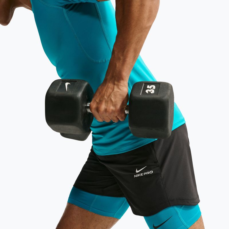 Шорти для тренувань чоловічі Nike Pro Dri-Fit Fitness Long energy/black 7