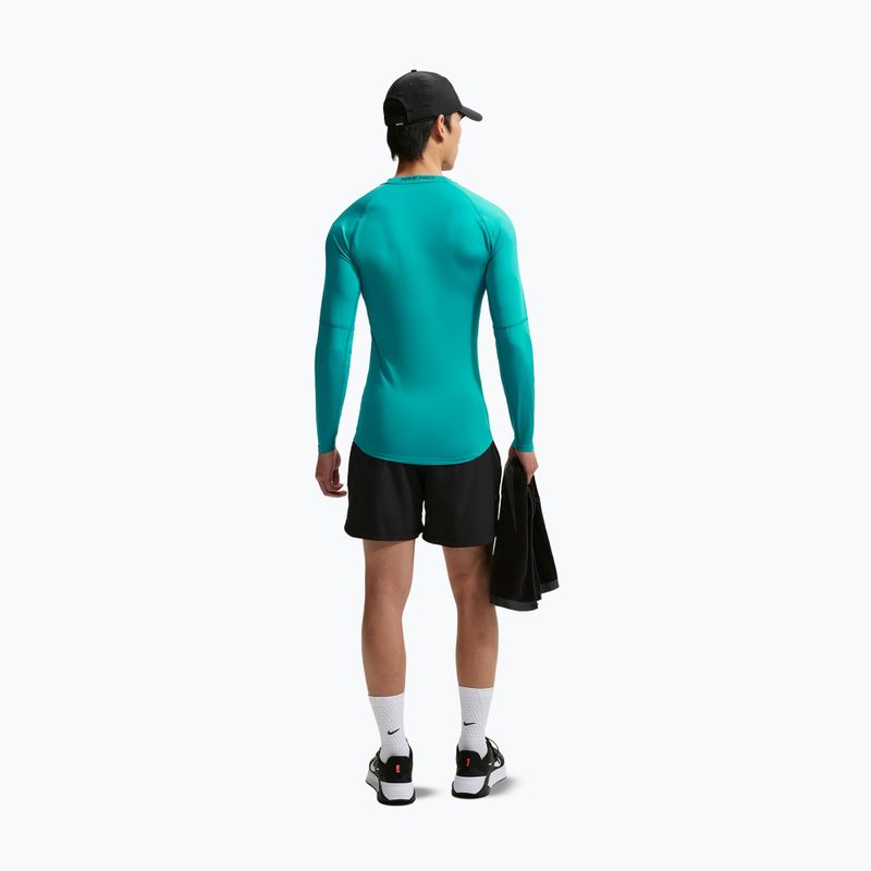 Лонгслів для тренувань чоловічий Nike Pro Dri-Fit Tight Fitness energy/black 3