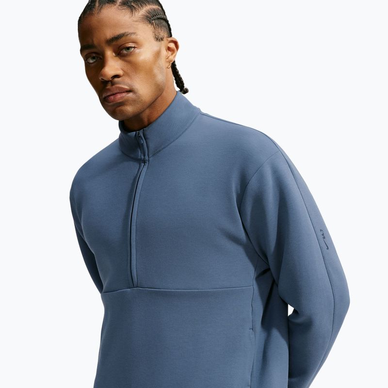 Кофта тренувальна чоловіча Nike 24.7 ImpossiblySoft New Slate/Black/Midnight Navy 4