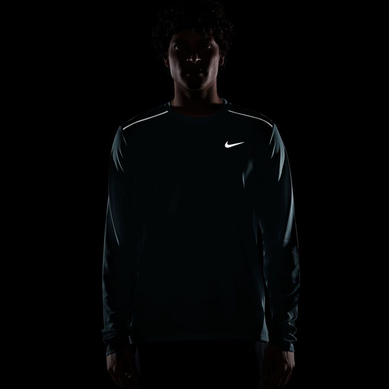 Лонгслів для бігу чоловічий Nike Miler Dri-Fit UV smokey blue 7