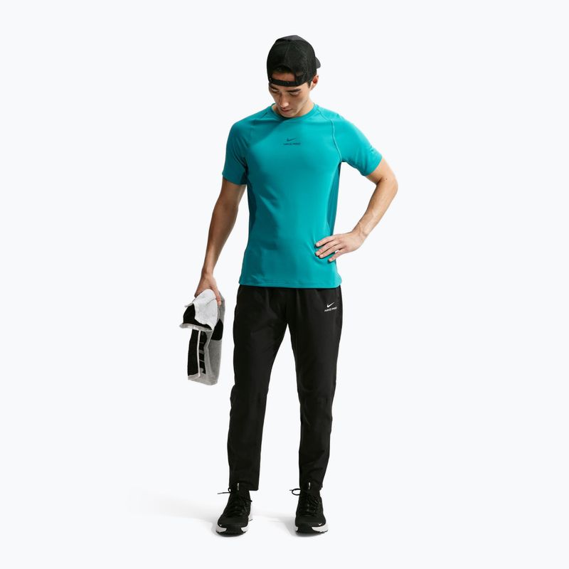 Футболка для тренувань чоловіча Nike Pro Training Dri-Fit energy/bright spruce/bright spruce 2
