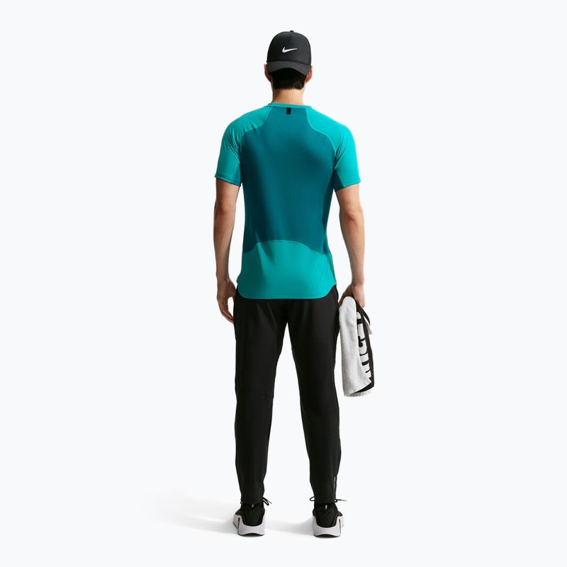 Футболка для тренувань чоловіча Nike Pro Training Dri-Fit energy/bright spruce/bright spruce 3