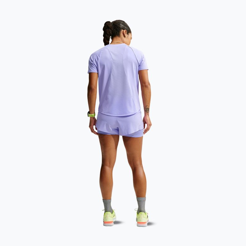 Шорти для бігу жіночі Nike Swift Mid-Rise 2in1 purple pulse 3