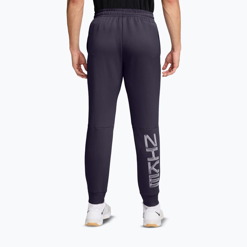 Штани чоловічі Nike Flex Dri-Fit UV Fleece purple dynasty/white 2