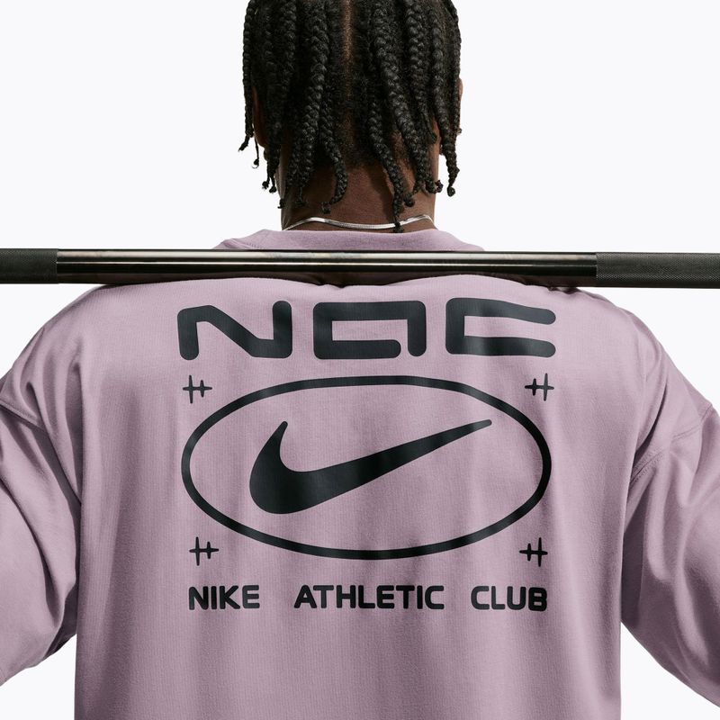 Футболка для тренувань чоловіча Nike N.A.C. purple smoke/black 5