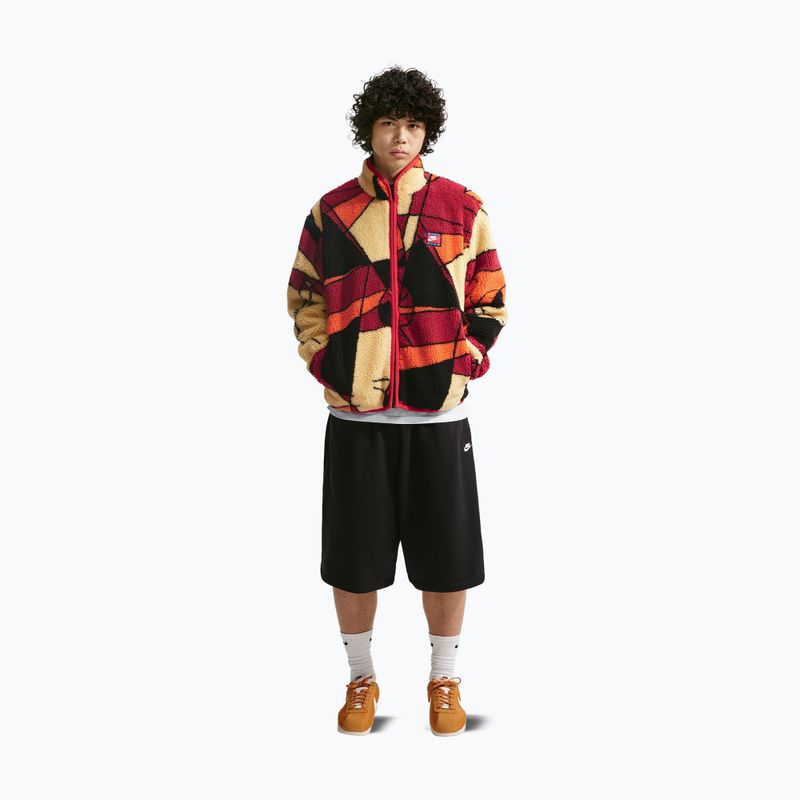 Куртка чоловіча Nike Club Winterized Full-Zip university red/soft yellow/black 2