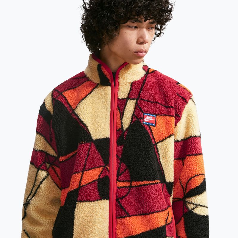 Куртка чоловіча Nike Club Winterized Full-Zip university red/soft yellow/black 4