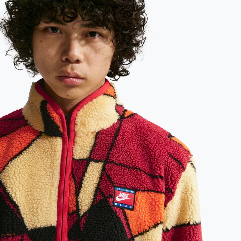 Куртка чоловіча Nike Club Winterized Full-Zip university red/soft yellow/black 5