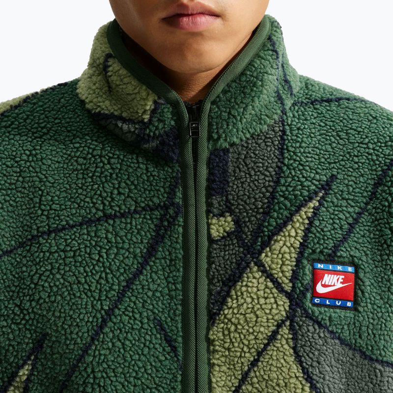 Куртка чоловіча Nike Club Winterized Full-Zip fir/light smoke grey 5
