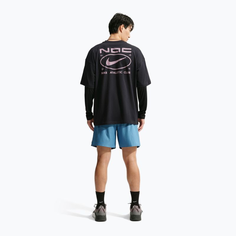 Футболка для тренувань чоловіча Nike N.A.C. black/purple smoke 3