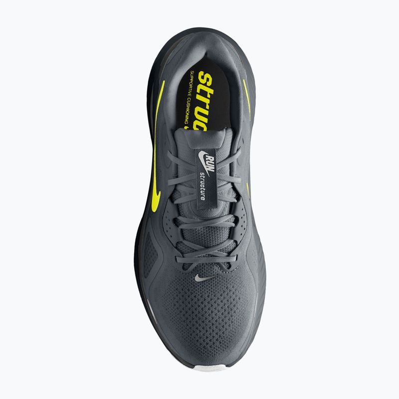 Кросівки для бігу чоловічі Nike Structure 26 Cool Grey/Dark Smoke Grey/Lemon Venom 2
