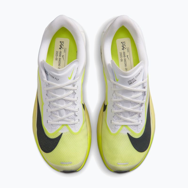 Кросівки для бігу чоловічі Nike Zoom Fly 6 white/lemon venom/anthracite 3