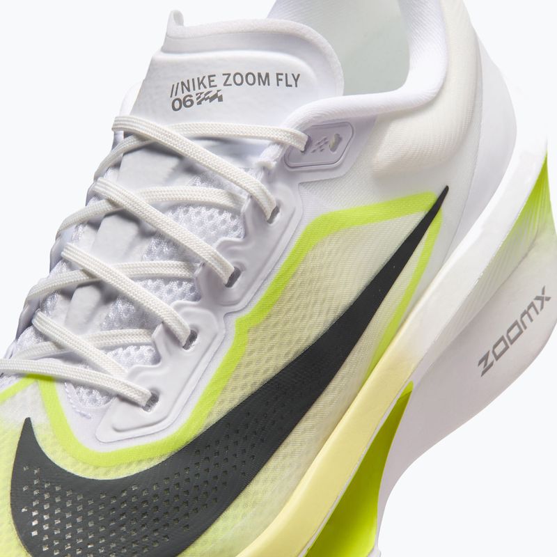 Кросівки для бігу чоловічі Nike Zoom Fly 6 white/lemon venom/anthracite 5
