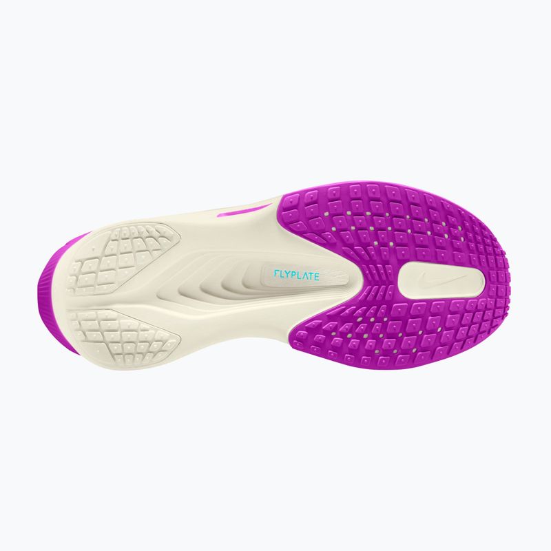 Кросівки для бігу жіночі Nike Zoom Fly 6 white/vivid purple/energy/mystic dates 3