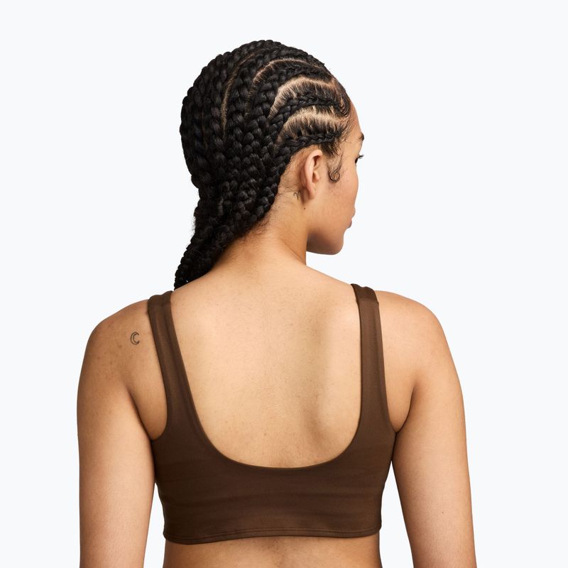 Спортивний бюстгальтер жіночий Nike One cacao wow 2