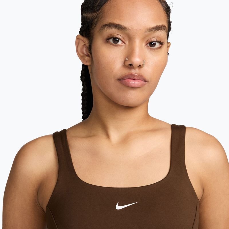 Спортивний бюстгальтер жіночий Nike One cacao wow 3
