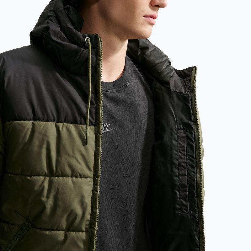 Куртка утеплена чоловіча Nike Sportswear PrimaLoft® medium olive/black/white 7