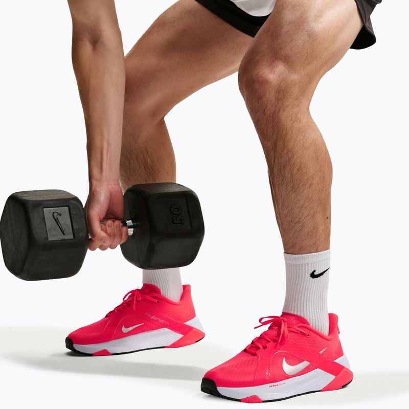 Кросівки для тренувань чоловічі Nike Hybrid RN laser crimson/metallic silver 7